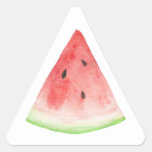Watermelon Triangle Sticker at Zazzle