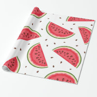 Watermelon Tropical Summer Wrapping Paper
