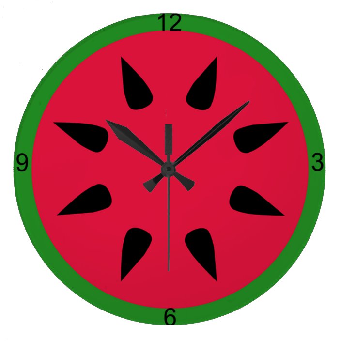 Watermelon Wall Clock