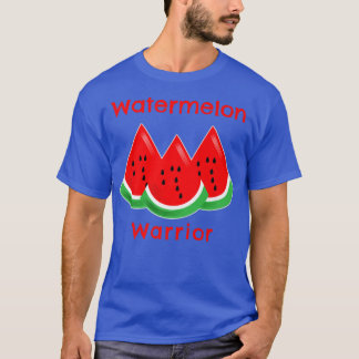 Watermelon Warrior Sweet Summer Fruit Lover Vegan T-Shirt