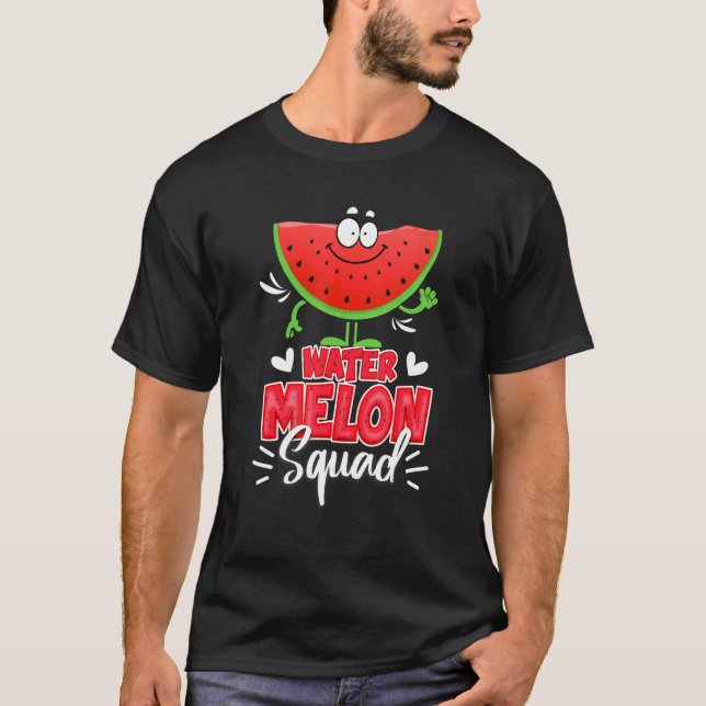 Watermelon    Watermelon Squad   Fruit T-Shirt (Front)