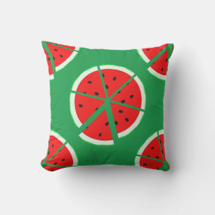 Watermelon Wedge Throw Pillow