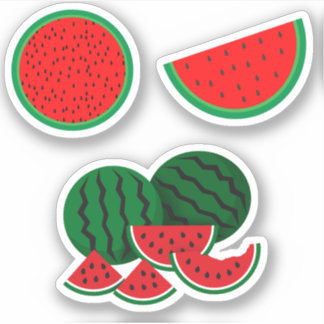 Watermelon Wedges Sticker