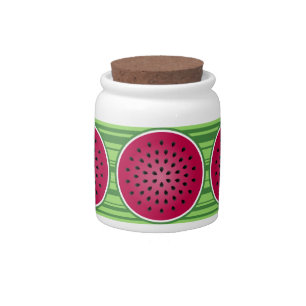 Watermelon Wedgies Candy Jar