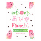 Watermelon Welcome Baby Shower Poster