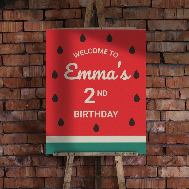 Watermelon Welcome Sign (Creator Uploaded)