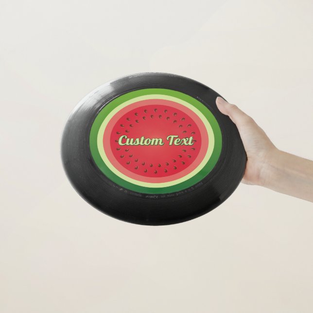 Watermelon Wham-O Frisbee (In Hand)
