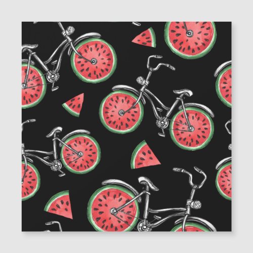 Watermelon wheel bicycles summer pattern