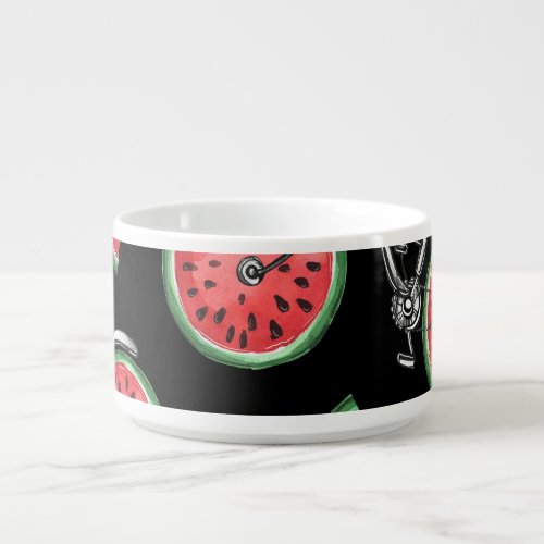 Watermelon wheel bicycles summer pattern bowl