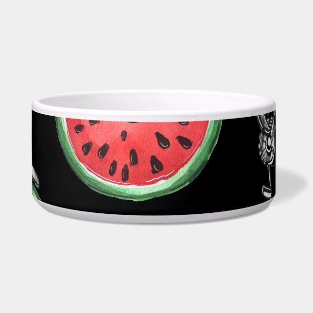 Watermelon wheel bicycles, summer pattern. bowl (Front)