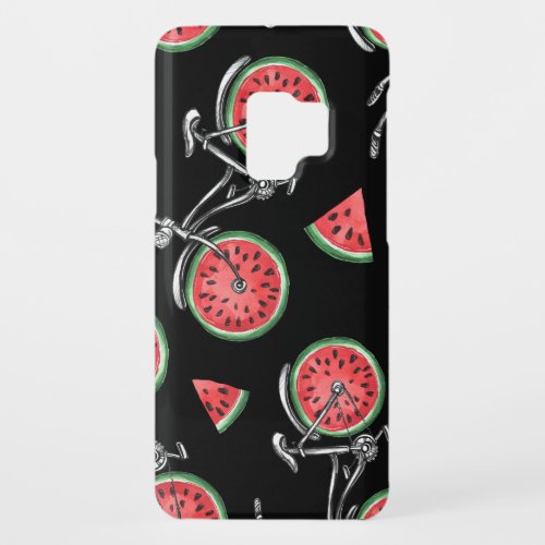 Watermelon wheel bicycles summer pattern Case_Mate samsung galaxy s9 case