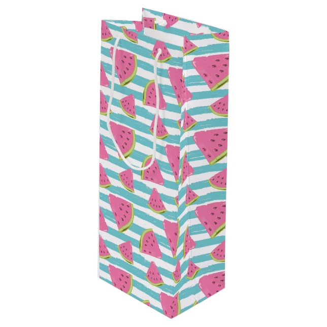 Watermelon Wine Gift Bag (Front Angled)