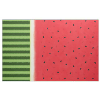 Watermelon with Rind & Peel Fabric