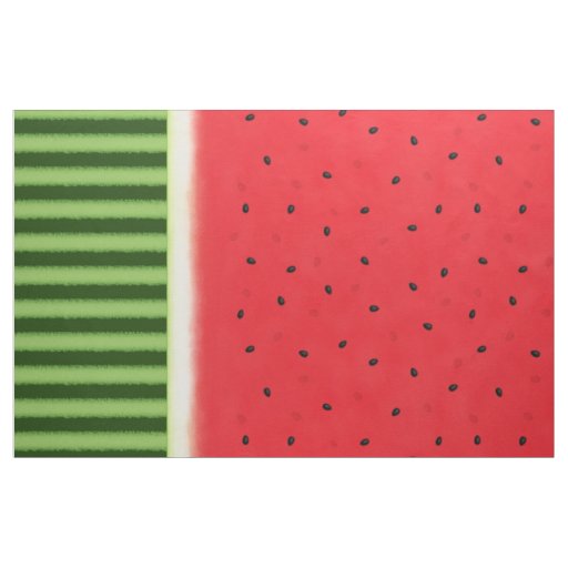 Watermelon with Rind & Peel Fabric