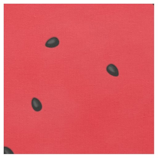 Watermelon with seeds fabric