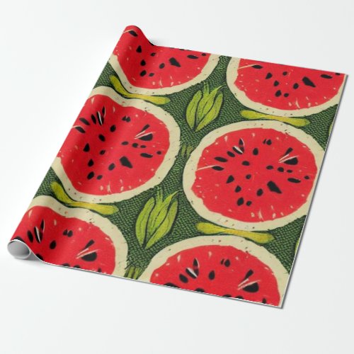 Watermelon Wrapping Paper for Fun and Festive Gift
