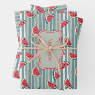 Watermelon Wrapping Paper Sheets