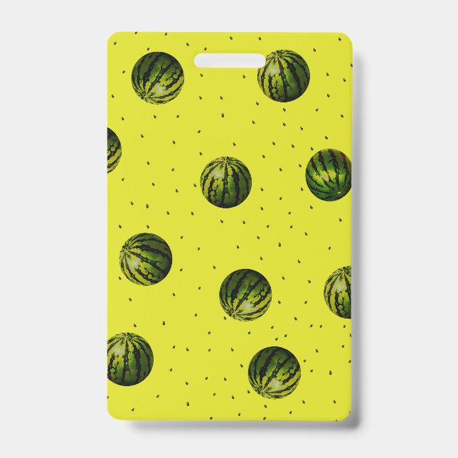 Watermelon Yellow Badge (Front)