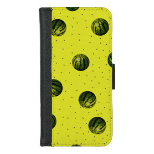 Watermelon Yellow with Seeds iPhone 8/7 Wallet Case