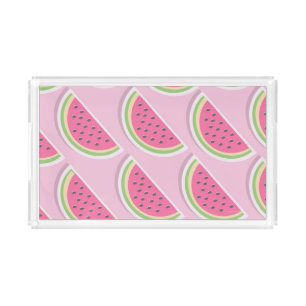 Watermelon   Zazzle_Growshop. Acrylic Tray