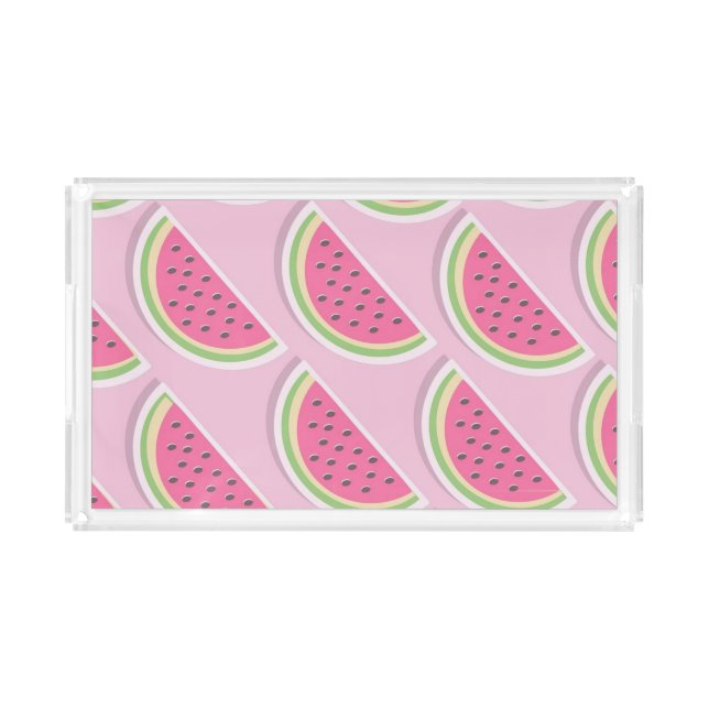 Watermelon | Zazzle_Growshop. Acrylic Tray (Front)