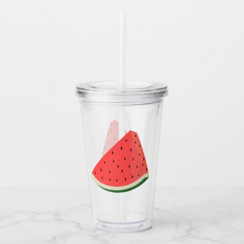 Watermelons Acrylic Tumbler Fresh