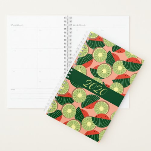 Watermelons and kiwis planner