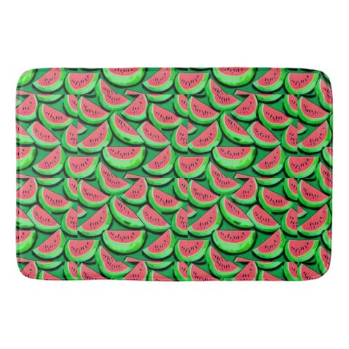 Watermelons  bath mat