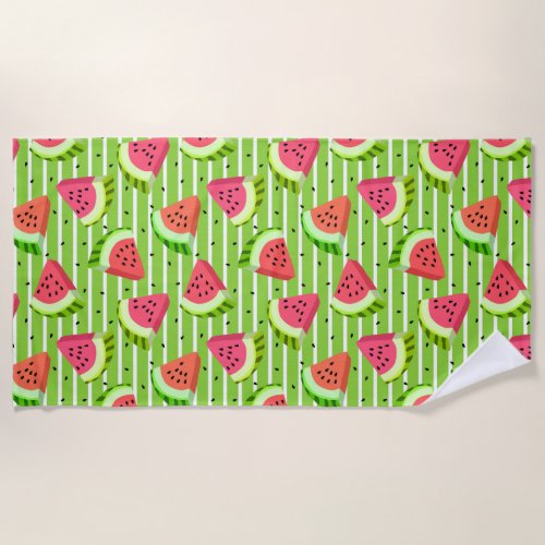 Watermelons  beach towel