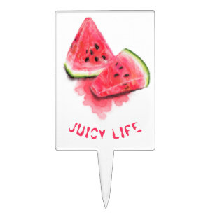 Watermelons Cake Topper - Sweet Life - Your Text