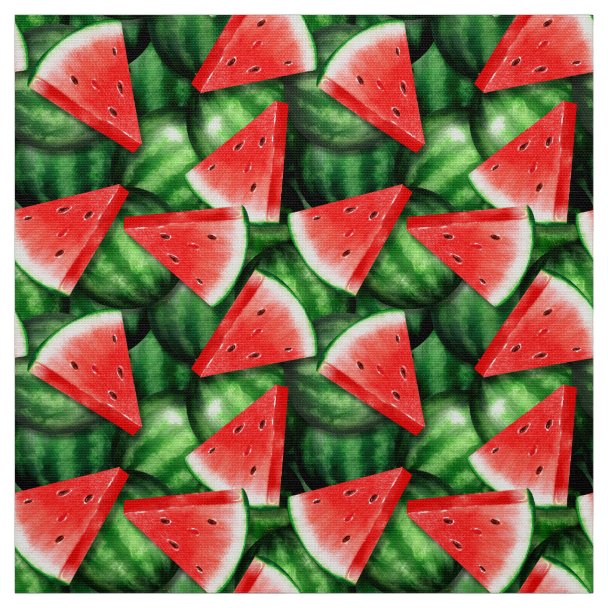 Water melon pattern fabric | Zazzle.com