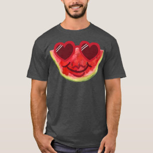 Watermelons Heart I Vegan Vegetarian Garden Nature T-Shirt