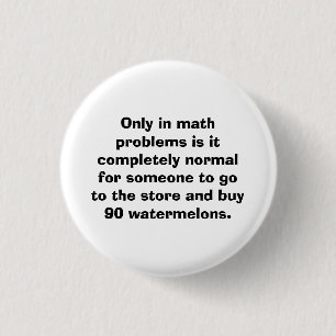 Watermelons Math Button