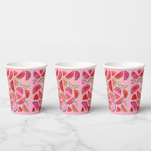 Watermelons Paper Cups
