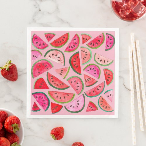 Watermelons Paper Dinner Napkins