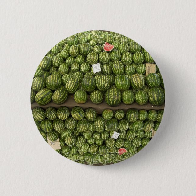 Watermelons Pinback Button (Front)