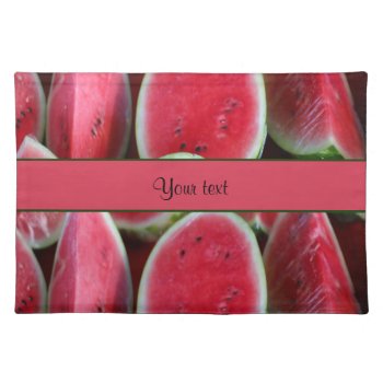 Watermelons Placemat by kye_designs at Zazzle