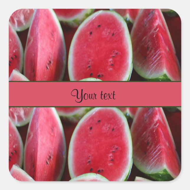 Watermelons Square Sticker (Front)