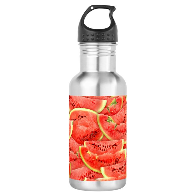 watermelons stainless steel water bottle (Front)