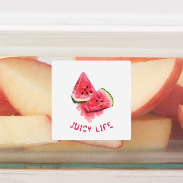 Watermelons Stickers - Custom Text (Affixed)