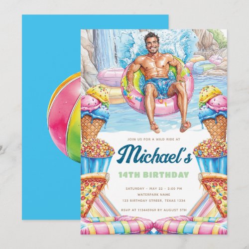 Waterpark Fun Teen Pool Party Birthday