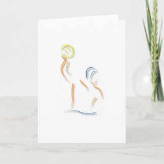 Waterpolo Greeting Card