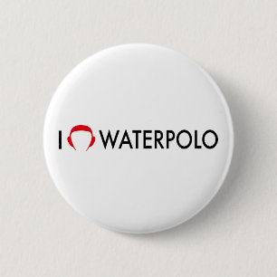 waterpolo pinback button