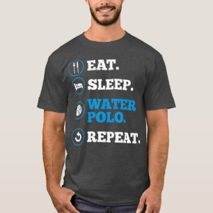 Waterpolo Player Eat Sleep Water Polo Repeat Coach
