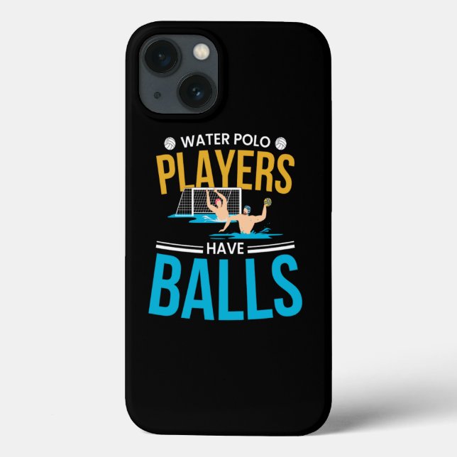 WaterPolo Players Balls Case-Mate iPhone Case (Back)
