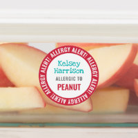 Waterproof Allergy Alert Customized Kids School