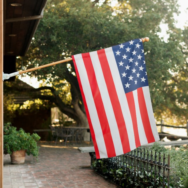 Waterproof American House Flag (In SItu)