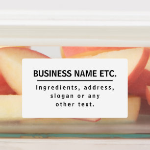 Waterproof Black & White Multi-Purpose Labels