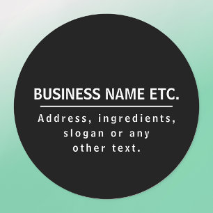 Waterproof Black & White Multi-Purpose Labels