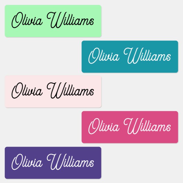 Waterproof Daycare Back to School Daughter's Name Labels (Group)